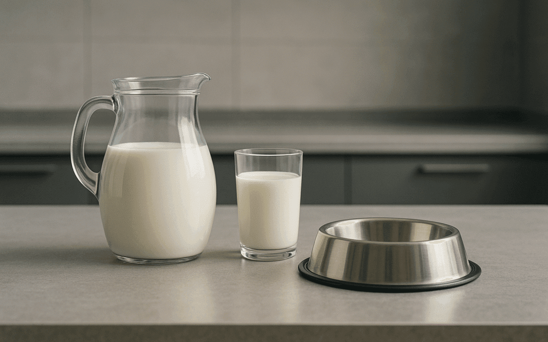 czy pies może pić mleko