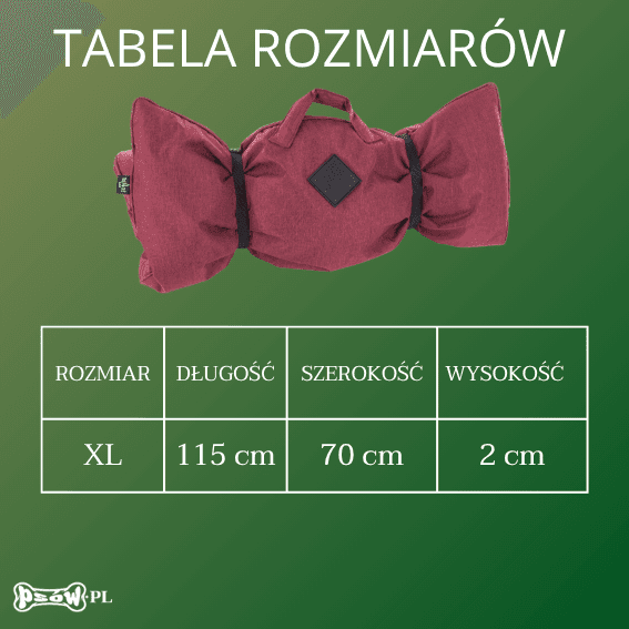 koc dla psa croisette czerwony 7