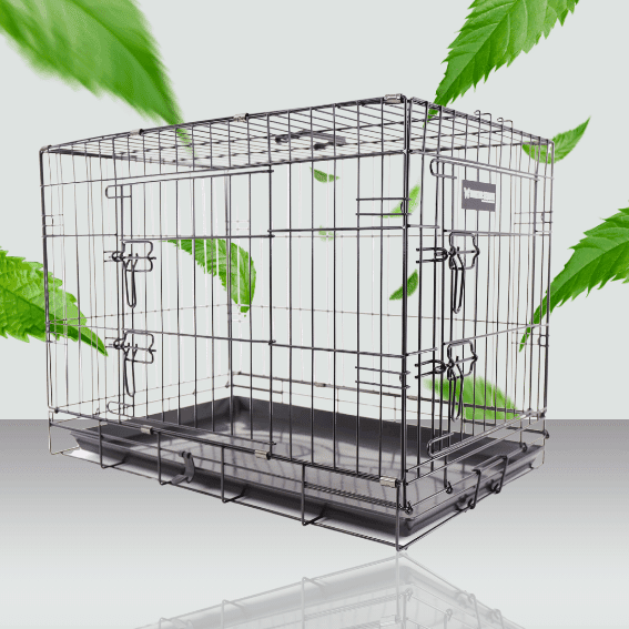 Klatka transportowa dla psa składana metalowa 2