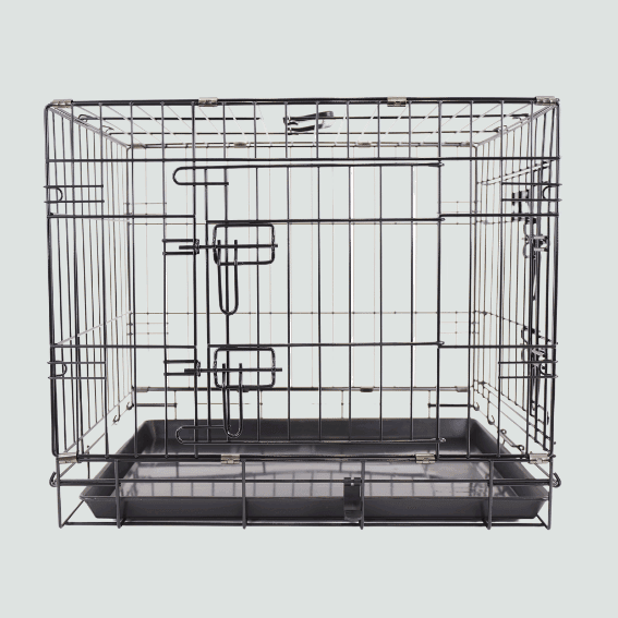 Klatka transportowa dla psa składana metalowa 5