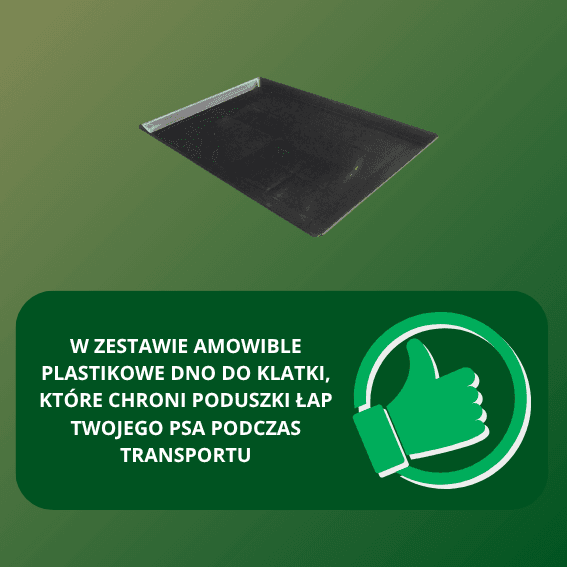 Klatka transportowa dla psa składana metalowa 7