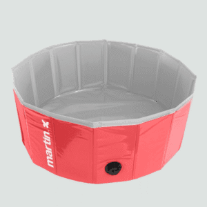 basen dla psa martin pool składany czerwony