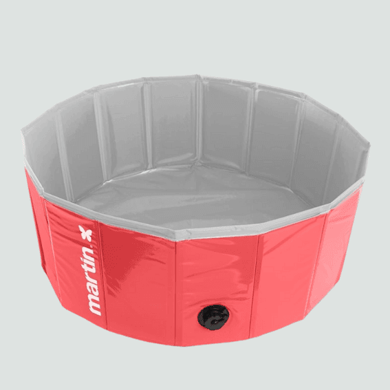 basen dla psa martin pool składany czerwony
