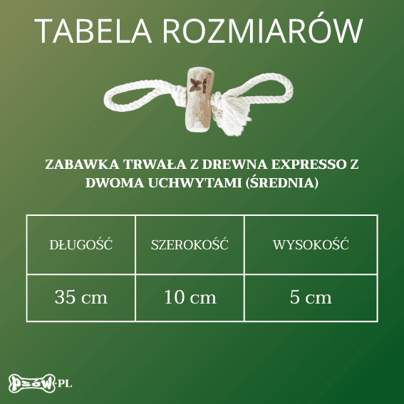 Zabawka trwała dla psa z uchwytem i dwoma sznurami expresso 5