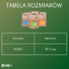 tabela rozmiarow gumowa zabawka dla psa piłka Rubb'n'Roll