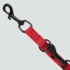 Smycz szkoleniowa nylonowa 3-stopniowa dla psa czerwony 4