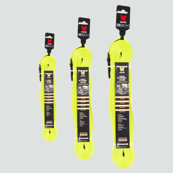 smycz treningowa dla psa z nylonu limonkowy 3