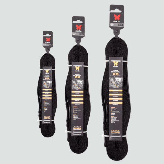 smycz treningowa dla psa z nylonu czarna 3