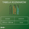 tabela rozmiarow Linka do canicrossu dla psa