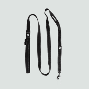 Smycz outdoorowa 2 w 1 dla psa czarna