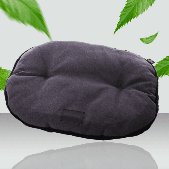 Poduszka owalna dla psa Faubourg szara 2