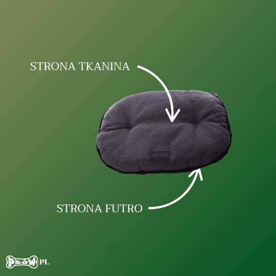 Poduszka owalna dla psa Faubourg szara 4