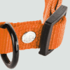 Obroża z nylonu dla psa regulowana pomaranczowa 3