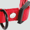 Obroża z nylonu dla psa regulowana czerwona 3
