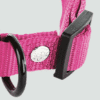 Obroża z nylonu dla psa regulowana rozowa 3