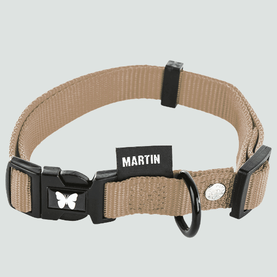 Obroża z nylonu dla psa regulowana bezowa Obroża z nylonu dla psa regulowana bezowa