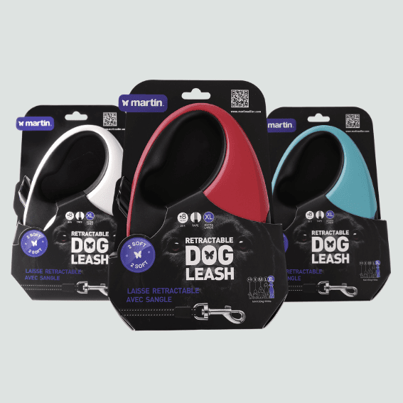 Automatyczna smycz z taśmą dla psa 2Soft wyciągana 3 kolory