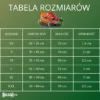 tabela rozmiarow Skórzana obroża dla psa model 499