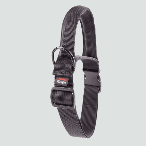 Obroża taktyczna dla psa regulowana czarna 2 Obroża taktyczna dla psa regulowana czarna 2