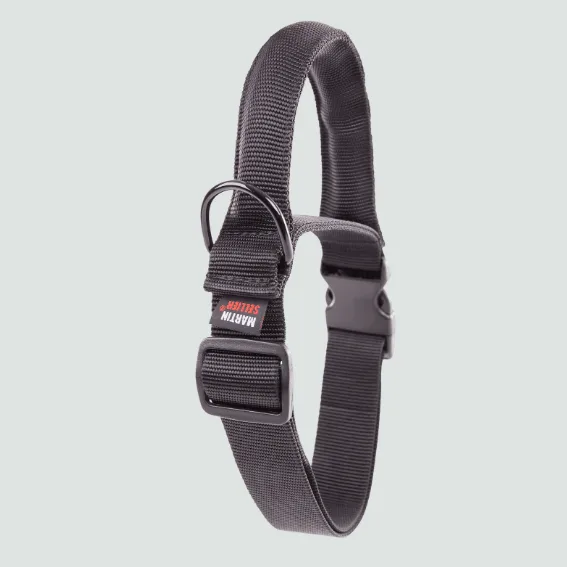 Obroża taktyczna dla psa regulowana czarna 2