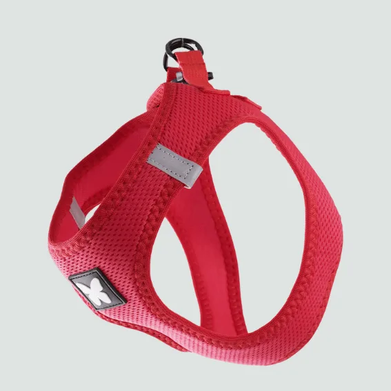 Szelki bezuciskowe dla psa mesh czerwone