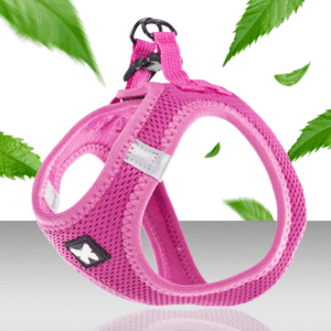 Szelki bezuciskowe dla psa mesh rozowe