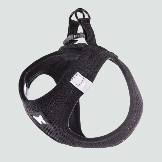 Szelki bezuciskowe dla psa mesh czarne