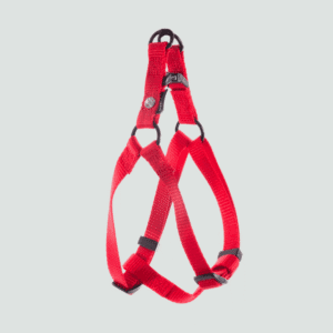 Szelki step in dla psa nylon czerwone