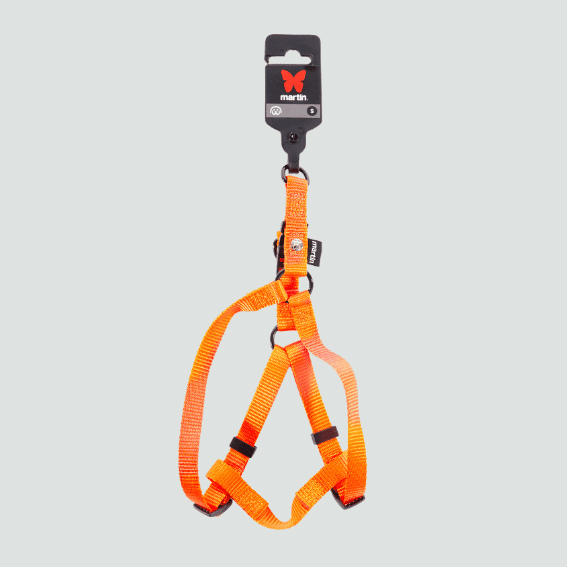Szelki step in dla psa nylon pomaranczowe 3