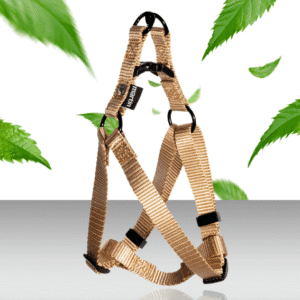 Szelki step in dla psa nylon bezowe 2