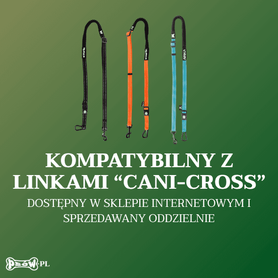 produkt dodatkowy Pas do biegania z psem RUNNING regulowany odblaskowy