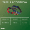 tabela rozmiarow Obroża z nylonu dla psa 5th Avenue