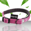 Obroża z nylonu dla psa Komfort rozowa 2