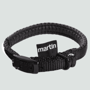 Obroża z nylonu dla psa Komfort czarna