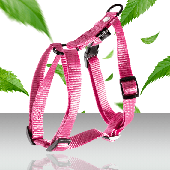 Szelki guard dla psa nylon rozowe 2