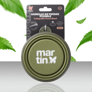 Miska podróżna dla psa składana kaki 2