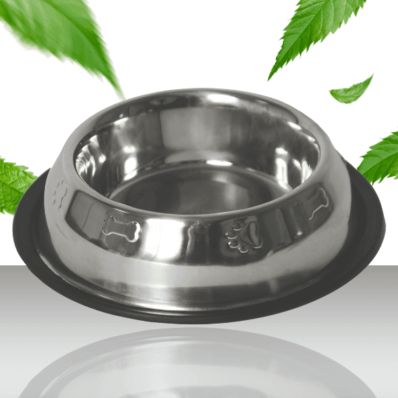 Miska dla psa antypoślizgowa ze stali nierdzewnej piramida 2