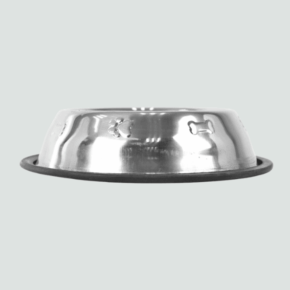 Miska dla psa antypoślizgowa ze stali nierdzewnej piramida 3