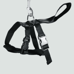 Szelki zabezpieczające dla psa do samochodu czarne