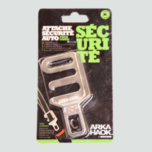 Zapięcie zabezpieczające do samochodu dla psa srebrne