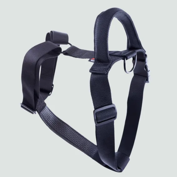 Szelki taktyczne dla psa regulowane czarne