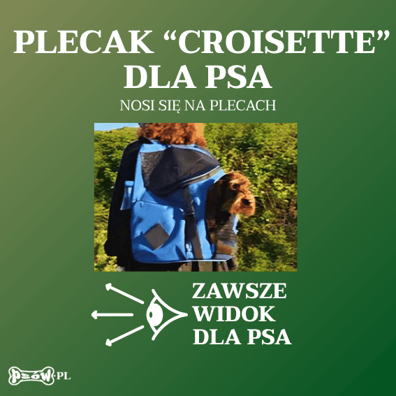 opis produkt Plecak/nośidełko dla psa Croisette 2