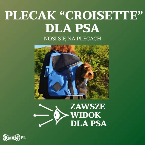 opis produkt Plecak/nośidełko dla psa Croisette 2