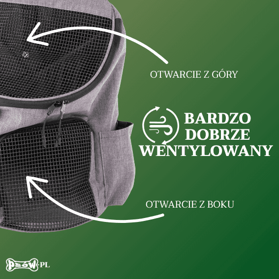 opis produkt Plecak/nośidełko dla psa Croisette