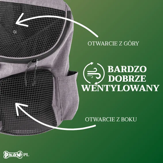 opis produkt Plecak/nośidełko dla psa Croisette