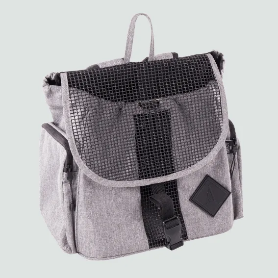 Plecak na brzuch dla psa Croisette szary