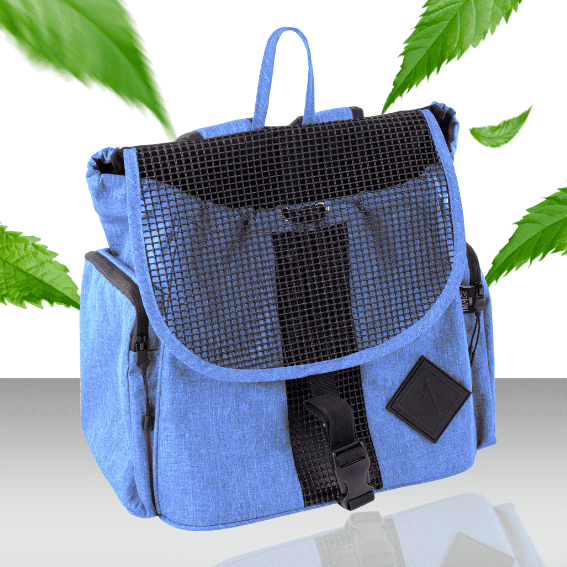 Plecak na brzuch dla psa Croisette niebieski 2