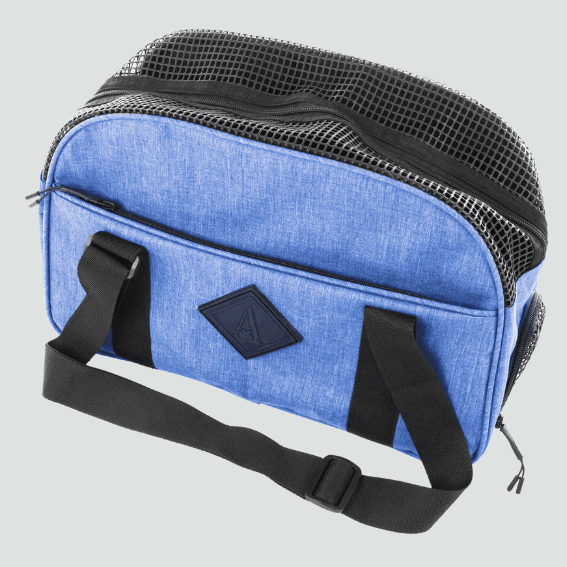 Torba podróżna typu bowling dla psa Croisette niebieska Torba podróżna typu bowling dla psa Croisette niebieska