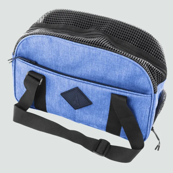 Torba podróżna typu bowling dla psa Croisette niebieska