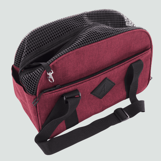 Torba podróżna typu bowling dla psa Croisette czerwona 5